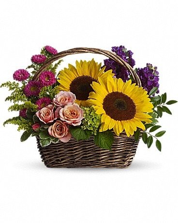 Picnic in the Park Basket Arrangement