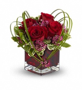Teleflora's Sweet Thoughts Bouquet with Red Roses in Chicago Ridge IL, James Saunoris & Sons