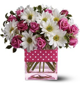 Teleflora's Polka Dots and Posies in Chicago Ridge�IL, James Saunoris & Sons