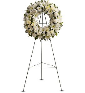 Serenity Wreath in Chicago Ridge�IL, James Saunoris & Sons