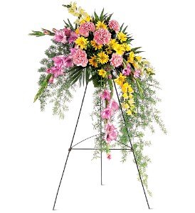 Pastel Crescent Spray in Chicago Ridge�IL, James Saunoris & Sons