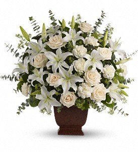 Teleflora's Loving Lilies and Roses Bouquet in Chicago Ridge IL, James Saunoris & Sons