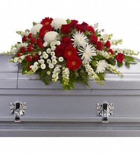 Strength and Wisdom Casket Spray in Chicago Ridge IL, James Saunoris & Sons