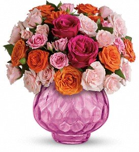 Teleflora's Sweet Fire Bouquet with Roses in Chicago Ridge IL, James Saunoris & Sons