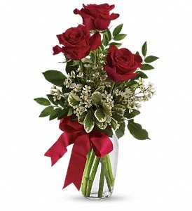 Thoughts of You Bouquet with Red Roses in Chicago Ridge IL, James Saunoris & Sons