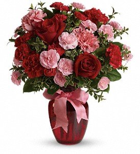 Dance with Me Bouquet with Red Roses in Chicago Ridge IL, James Saunoris & Sons