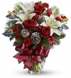Holiday Enchantment Bouquet in Chicago Ridge IL, James Saunoris & Sons