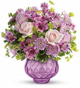 Teleflora's Lavender Chiffon Bouquet in Chicago Ridge IL, James Saunoris & Sons
