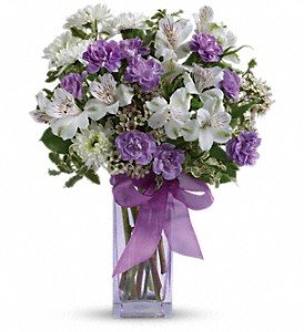 Teleflora's Lavender Laughter Bouquet in Chicago Ridge IL, James Saunoris & Sons