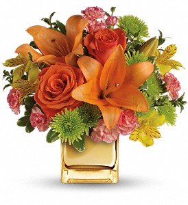 Teleflora's Tropical Punch Bouquet in Chicago Ridge IL, James Saunoris & Sons