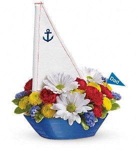 Teleflora's Anchors Aweigh Bouquet in Chicago Ridge IL, James Saunoris & Sons