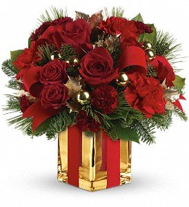 All Wrapped Up Bouquet by Teleflora in Chicago Ridge IL, James Saunoris & Sons