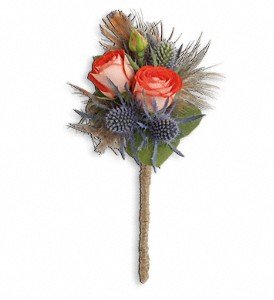 Boho Dreams Boutonniere in Chicago Ridge IL, James Saunoris & Sons