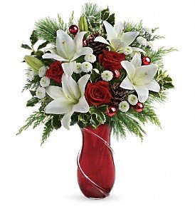 Teleflora's Shimmering Pines Bouquet in Chicago Ridge IL, James Saunoris & Sons