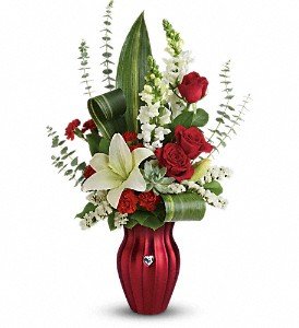 Teleflora's Hearts Aflutter Bouquet in Chicago Ridge IL, James Saunoris & Sons