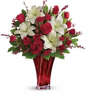 Love's Passion Bouquet by Teleflora in Chicago Ridge IL, James Saunoris & Sons
