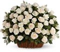 Bountiful Rose Basket in Chicago Ridge IL James Saunoris & Sons