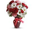 Hugs and Kisses Bouquet with Red Roses in Chicago Ridge IL James Saunoris & Sons