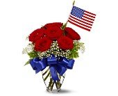Star Spangled Roses Bouquet in Chicago Ridge IL, James Saunoris & Sons