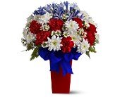 Patriotic Petals Bouquet in Chicago Ridge IL, James Saunoris & Sons