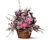 Basket of Blossoms in Chicago Ridge�IL, James Saunoris & Sons