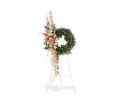 Peach Comfort Wreath, picture