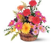 Vibrant Basket Arrangement in Chicago Ridge IL, James Saunoris & Sons