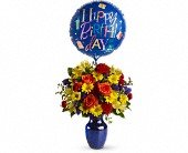 Fly Away Birthday Bouquet in Chicago Ridge IL James Saunoris & Sons
