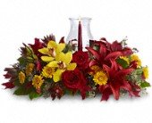 Glow of Gratitude Centerpiece in Chicago Ridge IL James Saunoris & Sons