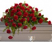 Adoration Casket Spray in Chicago Ridge IL James Saunoris & Sons