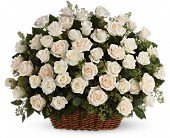 Bountiful Rose Basket in Chicago Ridge IL James Saunoris & Sons