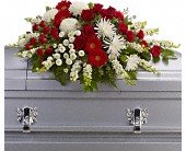 Strength and Wisdom Casket Spray in Chicago Ridge IL James Saunoris & Sons