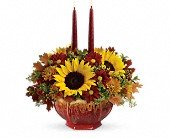 Teleflora's Thanksgiving Garden Centerpiece in Chicago Ridge IL James Saunoris & Sons