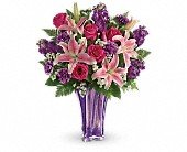 Teleflora's Luxurious Lavender Bouquet in Chicago Ridge IL James Saunoris & Sons