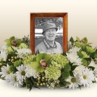 Sympathy flowers PHOTO & URN TRIBUTES 