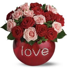 James Saunoris & Sons, Chicago Ridge, Illinois - Teleflora's Love Bouquet, picture